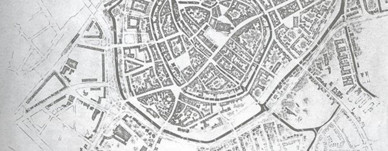 Gemeente Amersfoort, Restauratie- en Verkeersplan, David Zuiderhoek, 1946 